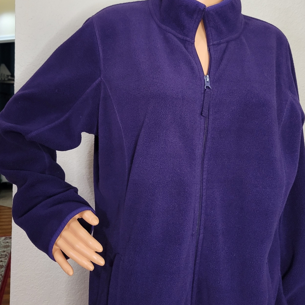 Women's Purple Fleece Jacket